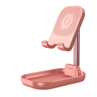 Bakeey 10W 7.5W 5W support de chargeur sans fil à charge rapide pliable téléphone portable de bureau télescopique Stand