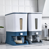 Bakeey 12kg grande capacité ménage pressage seau à riz cuisine dosage riz réservoir automatique sortie boîte de rangeme
