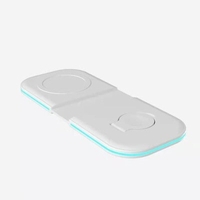 BAKEEY 15W Mobile Watch 2 en 1 chargeur sans fil pliant pour iPhone 12/Pro/mini/Por Max chargeur rapide
