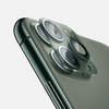 Bakeey 2 en 1 10D verre trempé + anneau de cercle en métal protecteur de lentille de téléphone anti-rayures pour iPhone