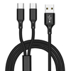 Bakeey 2 EN 1 2.5A Type C Câble de données de charge rapide Micro USB pour 7A 6Pro OUKITEL Y4800 Hauwei P30 Pro Mate 30