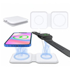 Bakeey 2 en 1 chargeur sans fil magnétique pliable Magsafe à double charge pour iPhone 12 Pro Max pour Apple Watch 6 pou