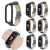 Bakeey 2-en-1 Confortable Léger avec Boîtier de Montre Placage Montre en Cuir PU Texture Denim Bande Remplacement du Bra