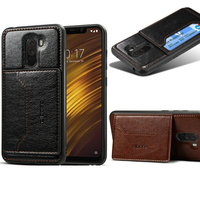 Bakeey 2-en-1 multifonction avec portefeuille avec support étui de protection en cuir PU pour Xiaomi Pocophone F1