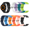 Bakeey 20 / 22mm couleur pure anti-transpiration Soft montre en silicone Bande remplacement du bracelet pour Garmin Vivo