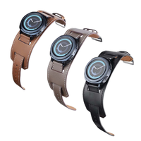 Bakeey 20 / 22mm Largeur Business Pure Leather Watch Bande Bracelet de remplacement pour Samsung Gear S2/S3 / Sport