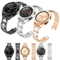 Bakeey 20 / 22mm Largeur Fashion Luxury Diamond Montre en acier inoxydable Bande Remplacement du bracelet pour Samsung G