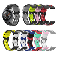 Bakeey 20 / 22mm Largeur Motif de point sportif universel Soft Montre en silicone Bande Remplacement du bracelet pour Sa
