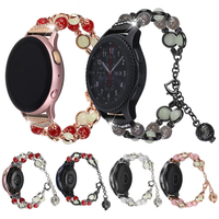 Bakeey 20 / 22mm Largeur Style Ethnique Lumineux Élastique Femmes Montre Bande Remplacement du bracelet pour Samsung Gal