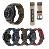 Bakeey 20 / 22mm Largeur Toile Nylon Tissé + Montre en cuir Bande Remplacement du bracelet pour Samsung Gear S3 Huawei