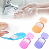 Bakeey 20 pièces Mini papier de savon de lavage des mains jetable extérieur portable avec fournitures de nettoyage de bo