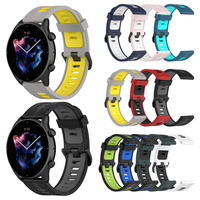 Bakeey 20/22mm Largeur Confortable Respirant Résistant À La Transpiration Soft Montre En Silicone Bande Remplacement Du