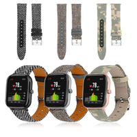 Bakeey 20MM Nylon Montre en cuir véritable en toile Bande pour Amazfit GTS