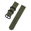 Bakeey 20mm toile Nylon montre Bande bracelet noir boucle style militaire pour montre intelligente BW-HL1 / Samsung S3