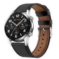 Bakeey 22 mm Bracelet de remplacement en cuir véritable montre intelligente Bande pour Huawei MONTRE GT/GT2 46 MM