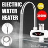 Bakeey 220V 3000W robinet deau chaude électrique LED affichage chauffage instantané cuisine chauffe-eau en acier in