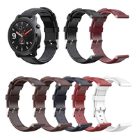 Bakeey 22mm bracelet de remplacement en cuir véritable montre intelligente Bande pour Amazfit GTR 47MM
