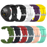 Bakeey 22mm Bracelet de remplacement en silicone multicolore Smart Watch Bande pour Amazfit Verge