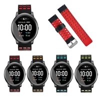 Bakeey 22mm bracelet en cuir véritable montre intelligente Bande pour Xiaomi Haylou solaire non original