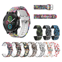 Bakeey 22mm largeur Colorful peinture montre en silicone confortable Bande remplacement du bracelet pour Haylou LS05S