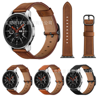 Bakeey 22mm première couche bracelet de remplacement en cuir véritable montre intelligente Bande pour Samsung montre Gal