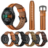 Bakeey 22mm première couche Double quille bracelet de remplacement en cuir véritable montre intelligente Bande pour Huaw