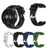 Bakeey 22mm Pure Cross Grain Soft montre en Silicone Bande remplacement de la dragonne pour Xiaomi montre couleur non or
