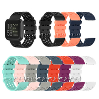 Bakeey 23mm Montre Bande Bracelet pour Fitbit Versa 2 Avec Tête Grain Fit Montre Sportive Transparente