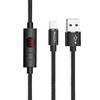Bakeey 2.4A Micro USB Type C Affichage numérique Câble de données dalimentation de synchronisation de charge rapide