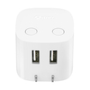 Bakeey 2500W 10A double USB charge rapide mise hors tension automatique adaptateur de chargeur de prise sans fil intelli