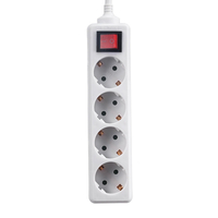 Bakeey 250V 16A 3/4/5/6 voies adaptateur de chargeur de courant alternatif interrupteur de prise murale avec câble d&39