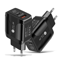 Bakeey 25W Chargeur USB PD 2 ports PD3.0 QC3.0 FCP SCP Adaptateur de chargeur mural à charge rapide Prise UE/US/UK pour