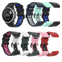 Bakeey 26MM Colorful Bracelet de montre pour montre intelligente Garmin Fenix 6X