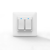 Bakeey 2Gang 433Mhz WiFi Commande Vocale Smart Switch Télécommande Interrupteur Mural Fonctionne avec Alexa Google Home