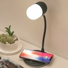 Bakeey 3-en-1 haut-parleur bluetooth chargeur sans fil gradable interrupteur tactile Table de commande bureau LED lampe