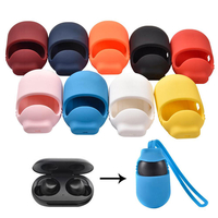 Bakeey 3 en 1 Portable étui de rangement pour écouteurs en silicone antidérapant avec lanière pour Samsung Galaxy Buds