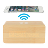 Bakeey 3 en 1 Qi Chargeur sans fil et LED Réveil numérique et thermomètre Moderne en bois