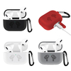 Bakeey 3 mm dépaisseur Silicone antichoc lavable écouteur cas de stockage avec porte-clés pour Apple Airpods 3 Airp