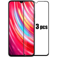 BAKEEY 3 pièces protecteur décran en verre trempé anti-explosion à couverture complète pour Xiaomi Redmi Note 8 Pro