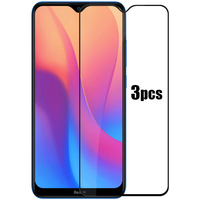 BAKEEY 3 pièces Xiaomi Redmi 8 / Xiaomi Redmi 8A Anti-Explosion couverture complète protection décran en verre trem