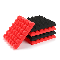 Bakeey 30 * 30 * 5cm 12 pièces mousse de coton insonorisant éponge de silencieux mural en coton insonorisé