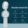 Bakeey 3000 / 4000mAh ventilateur dété USB Rechargeable Portable Double tête ventilateur refroidisseur à main Mini