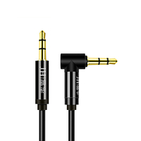 Bakeey 3, 5 mm mâle à mâle droit à plier voiture câble audio AUX connexion de voiture câble audio pour haut-parleur lecte