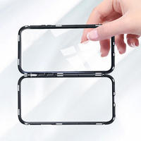 Bakeey 360 ° étui de protection en verre trempé en métal à adsorption magnétique pour Xiaomi Redmi 7A 5.45 pouces Non or
