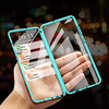 Bakeey 360º Curved Magnetic Flip Double-Sided 9H Tempered Glass Metal Full Body Housse de protection pour Samsung Galaxy