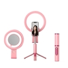 Bakeey 360 Rotation Live Video Shooting avec LED Miroir Fill Light Extensible Bluetooth Remote Perche à selfie