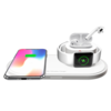 Bakeey 3in1 10W Qi LED Indicateur Chargeur rapide Station de charge sans fil pour iPhone 11 TWS Airdots SmartWatch pour