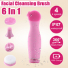 Bakeey 4-en-1 brosse de lavage du visage électrique nettoyant nettoyant pour le visage en silicone imperméable
