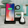 Bakeey 4 en 1 chargeur sans fil 10W / 7.5W / 5W veilleuse support de charge rapide pour iPhone XS 11Pro Apple Watch 5/4/