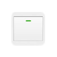Bakeey 433Mhz 315Mhz RF Commutateur Sans Fil 1 Gang Light-Switch Transmetteur Smart Home Panneau Mural